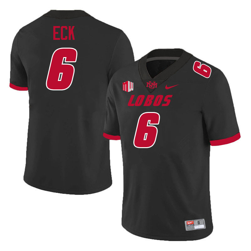 Jaxton Eck UNM Lobos Jersey,New Mexico Lobos Football Jersey,Uniforms-Black